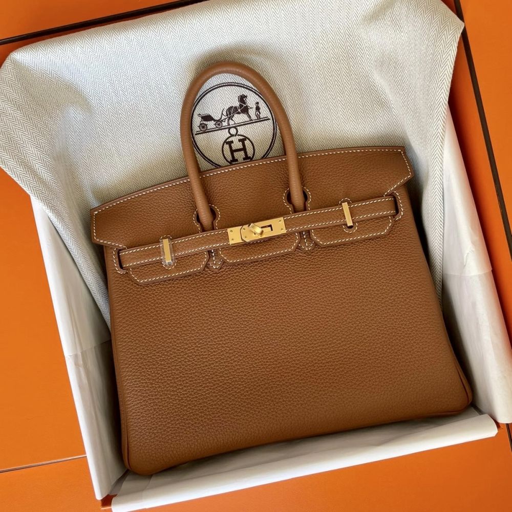 Hermès Birkin 25 Gold Togo Gold Hardware GHW The French Hunter