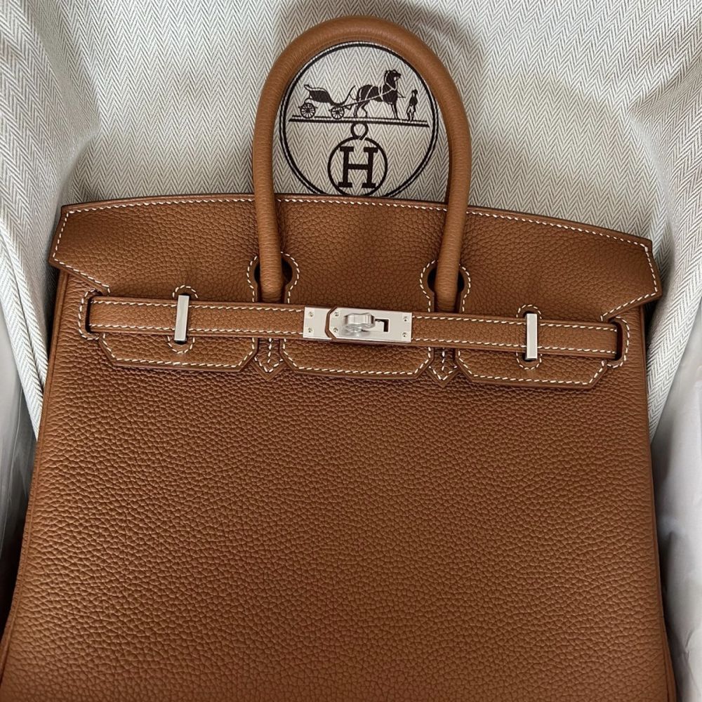 Hermès Birkin 25 Gold Togo Palladium Hardware PHW The French Hunter