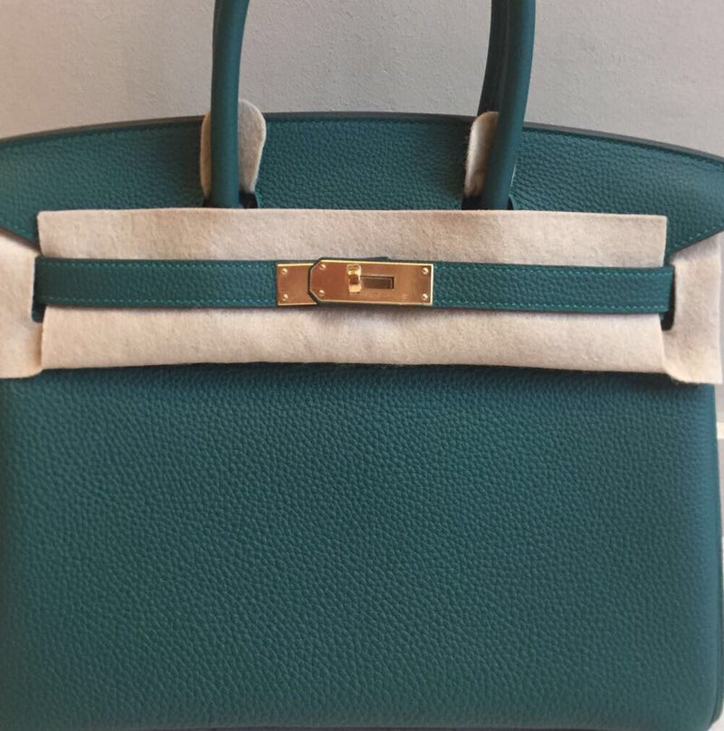 Hermès Birkin 30 Malachite Togo Gold Hardware GHW A Stamp 2017 <!18926835> - The French Hunter
