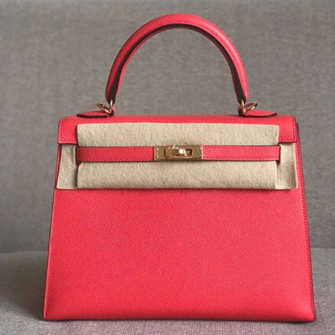 Hermès Kelly 25 Rose Jaipur Sellier Epsom Gold Hardware GHW A Stamp 2017 <!18971399> - The French Hunter
