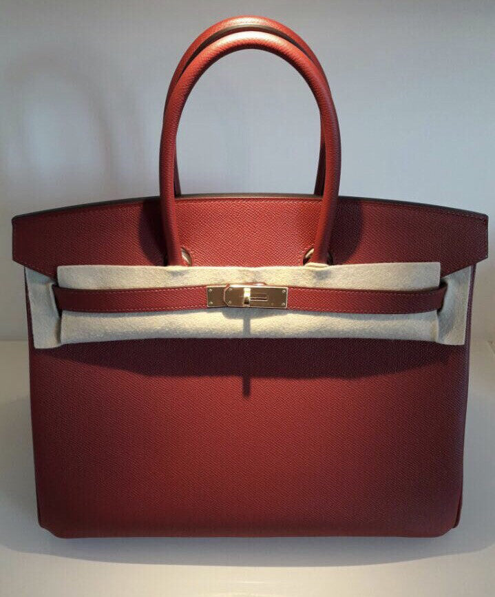 Hermès Birkin 35 Rouge Grenat Epsom Gold Hardware GHW A Stamp 2017 <!19054656> - The French Hunter