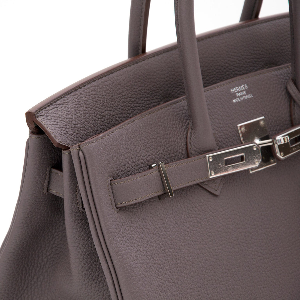 Hermès Birkin 35 Etain Togo Palladium Hardware PHW A Stamp 2017 <!19110475> - The French Hunter