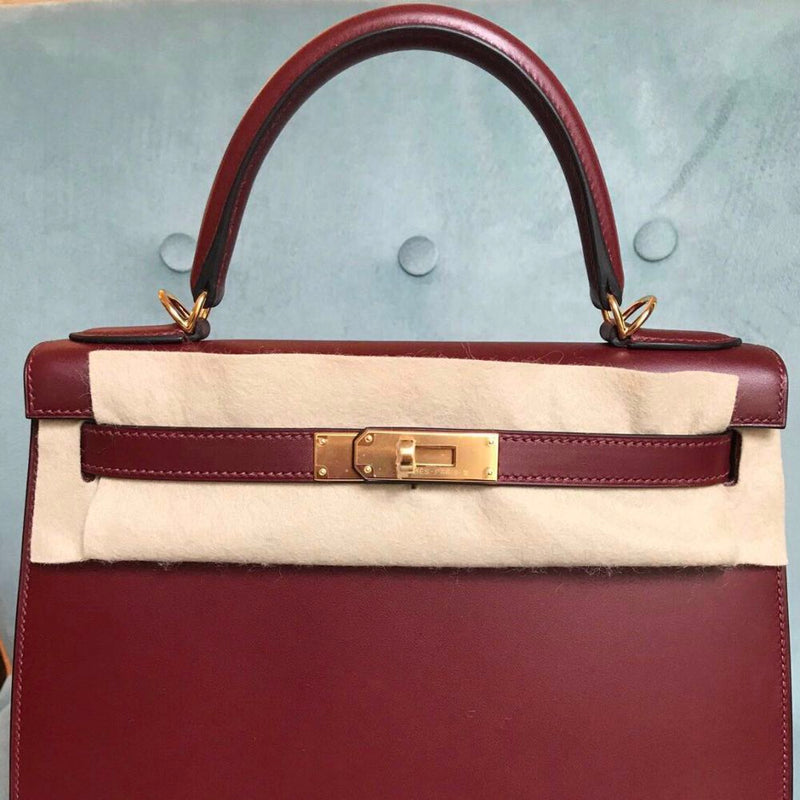 Hermès Kelly 28 Rouge H Sellier Sombrero Gold Hardware GHW A Stamp 2017 <!27962416> - The French Hunter