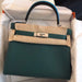 Hermès Kelly Limited Edition 28 Malachite Au pas Togo Palladium Hardware PHW A Stamp 2017 <!27962447> <!SOLD> <!SOLD> - The French Hunter