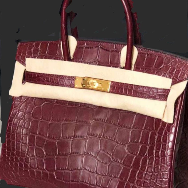Hermès Birkin 30 Bordeaux Alligator Mississippi Matte Gold Hardware GHW A Stamp 2017 <!28006709> <!SOLD> <!SOLD> - The French Hunter