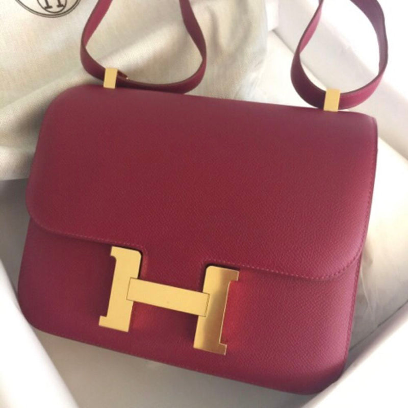 Hermès Constance 24 Rubis Epsom Gold Hardware GHW X Stamp 2016 <!28199327> - The French Hunter