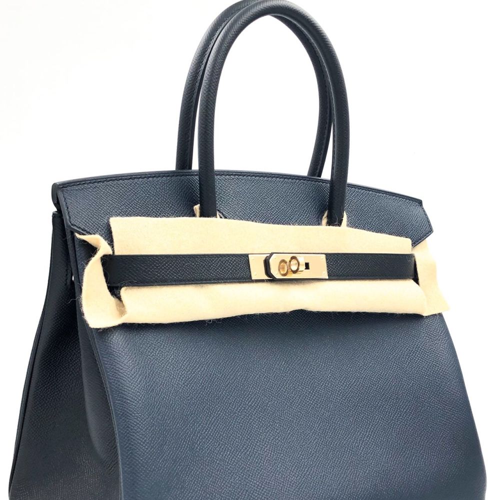 Hermès Birkin HSS 30 Bleu Indigo/Noir (Black) Epsom Gold Hardware GHW A Stamp 2017 <!28202095> <!SOLD> - The French Hunter