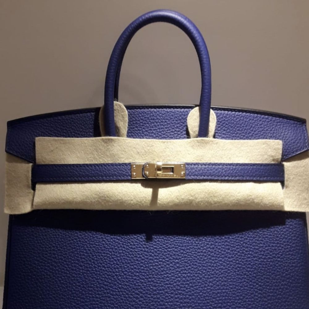 Hermès Birkin 25 Bleu Electrique Togo Gold Hardware GHW C Stamp 2018 <!28367047> <!SOLD> <!SOLD> - The French Hunter
