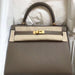 Hermès Kelly 25 Etoupe Sellier Epsom Gold Hardware GHW C Stamp 2018 <!28436906> <!SOLD> <!SOLD> <!SOLD> <!SOLD> - The French Hunter