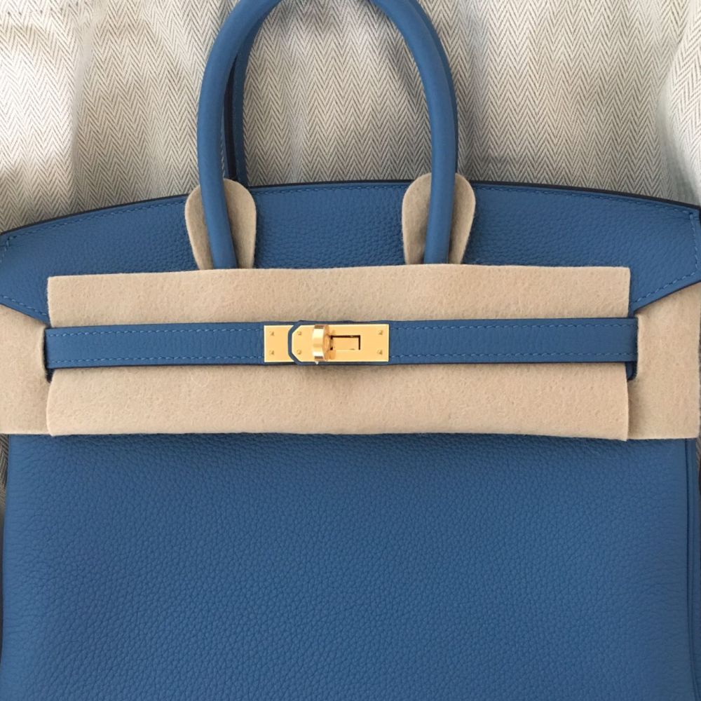 Hermès Birkin 25 Bleu Azur Togo Gold Hardware GHW C Stamp 2018 <!29199805> <!SOLD> <!SOLD> - The French Hunter