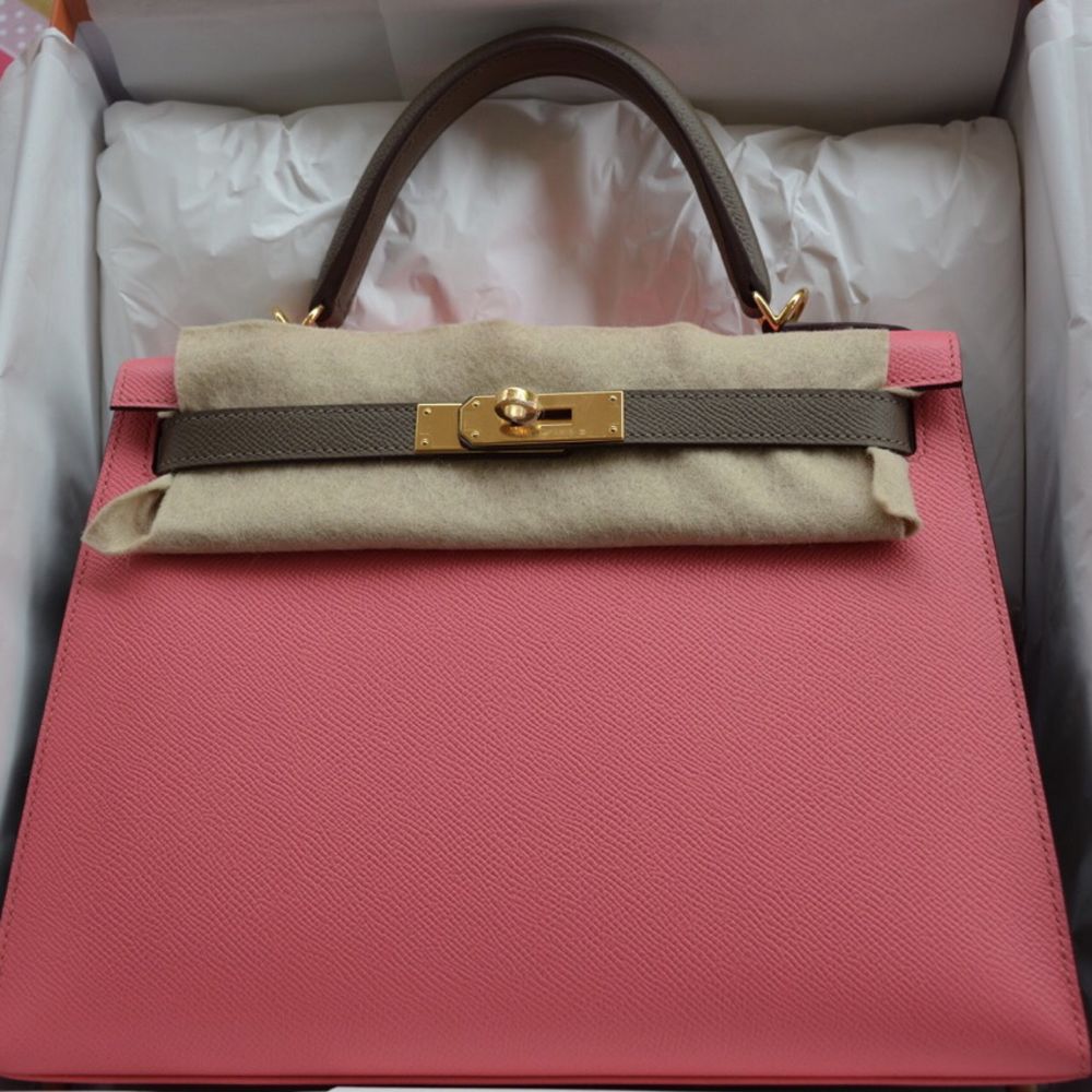Hermès Rose Azalee Kelly 28 Sellier  Kelly bag, Fashion bags, Hermes kelly