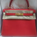 Hermès Kelly 28 Rouge Tomate Clemence Gold Hardware GHW C Stamp 2018 <!29588480> - The French Hunter