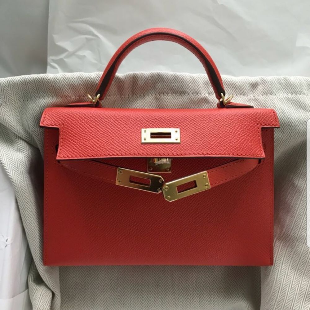 Hermès Kelly 20 Capucine Epsom Gold Hardware GHW C Stamp 2018 <!29631949> <!SOLD> - The French Hunter