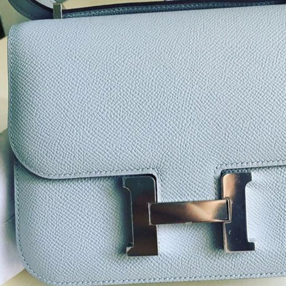 Hermès Constance 18 Bleu Glacier Epsom Palladium Hardware PHW C Stamp 2018 <!30165814> <!SOLD> - The French Hunter