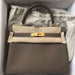Hermès Kelly 28 Etoupe Togo Gold Hardware GHW C Stamp 2018 <!30445862> <!SOLD> - The French Hunter
