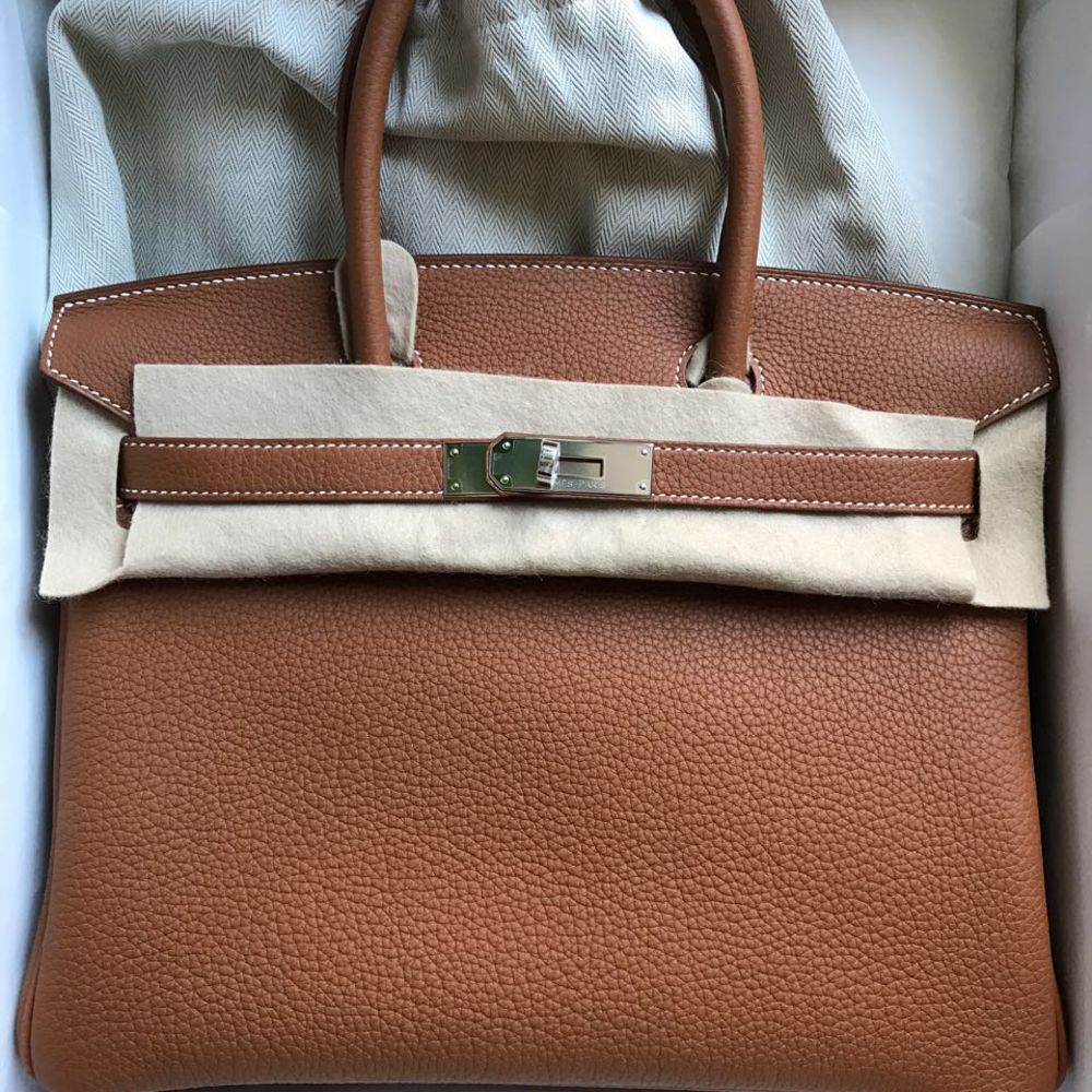 Hermès Birkin 30 Gold Togo Palladium Hardware PHW C Stamp 2018 <!30446041> - The French Hunter