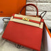Hermès Kelly 25 Capucine Sellier Epsom Gold Hardware GHW C Stamp 2018 <!30526842> - The French Hunter