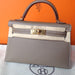 Hermès Kelly 20 Etoupe Sellier Epsom Gold Hardware GHW C Stamp 2018 <!30575243> <!SOLD> - The French Hunter