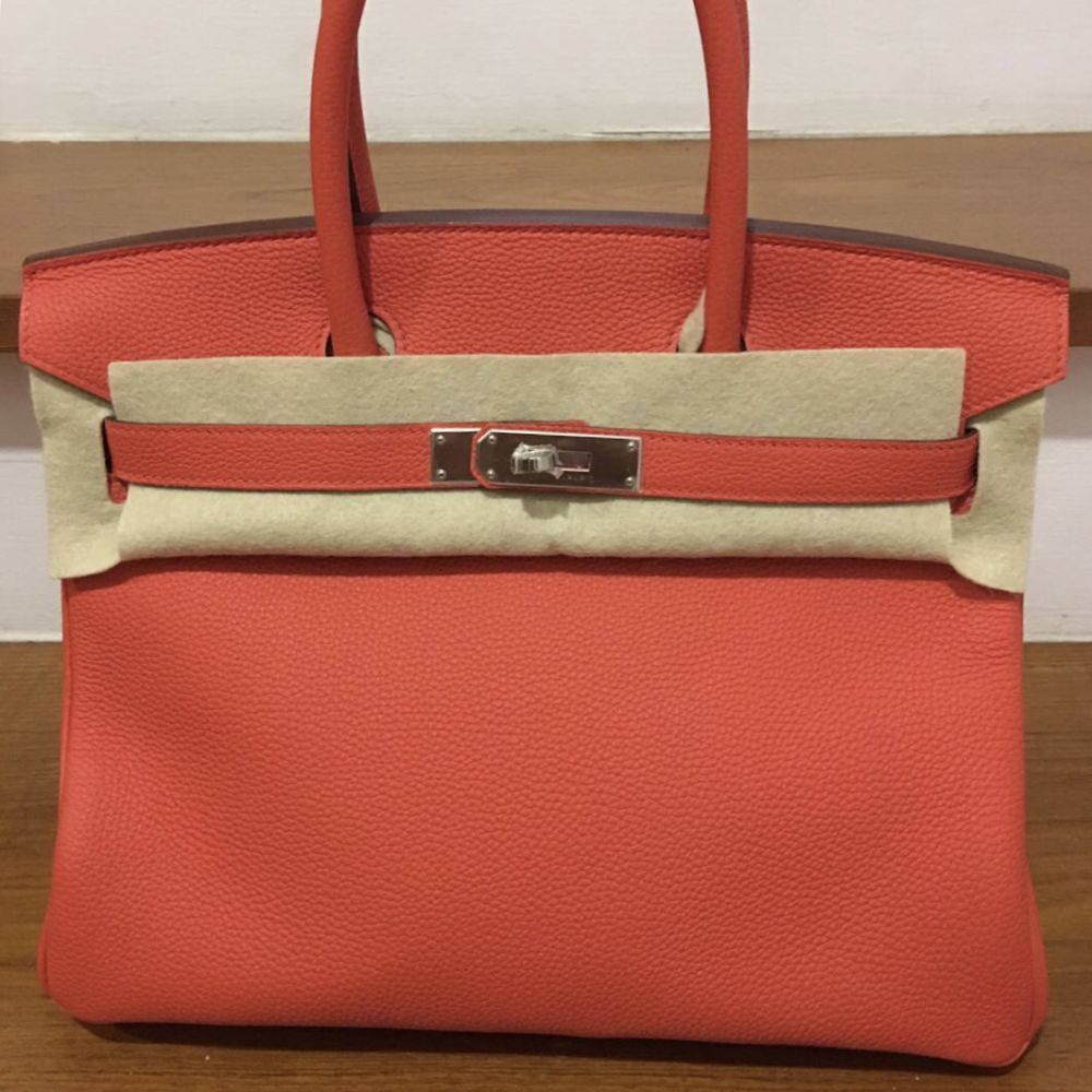 Hermès Birkin 25 Capucine Togo Palladium Hardware – ZAK BAGS ©️