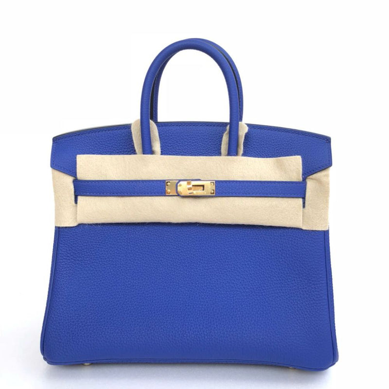 Hermès Birkin 25 Bleu Electrique Togo Gold Hardware GHW C Stamp 2018 <!30747391> - The French Hunter