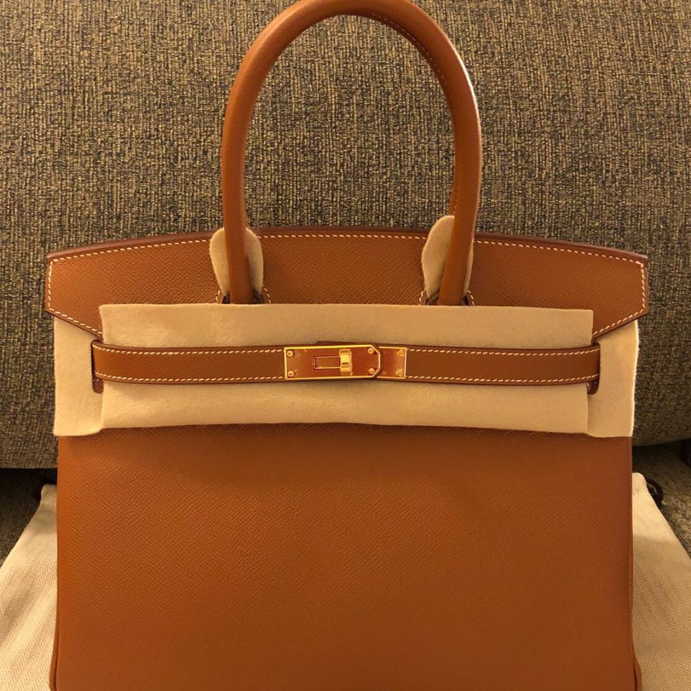 Hermès Birkin 30 Gold Epsom Gold Hardware GHW C Stamp 2018 <!31003839> - The French Hunter