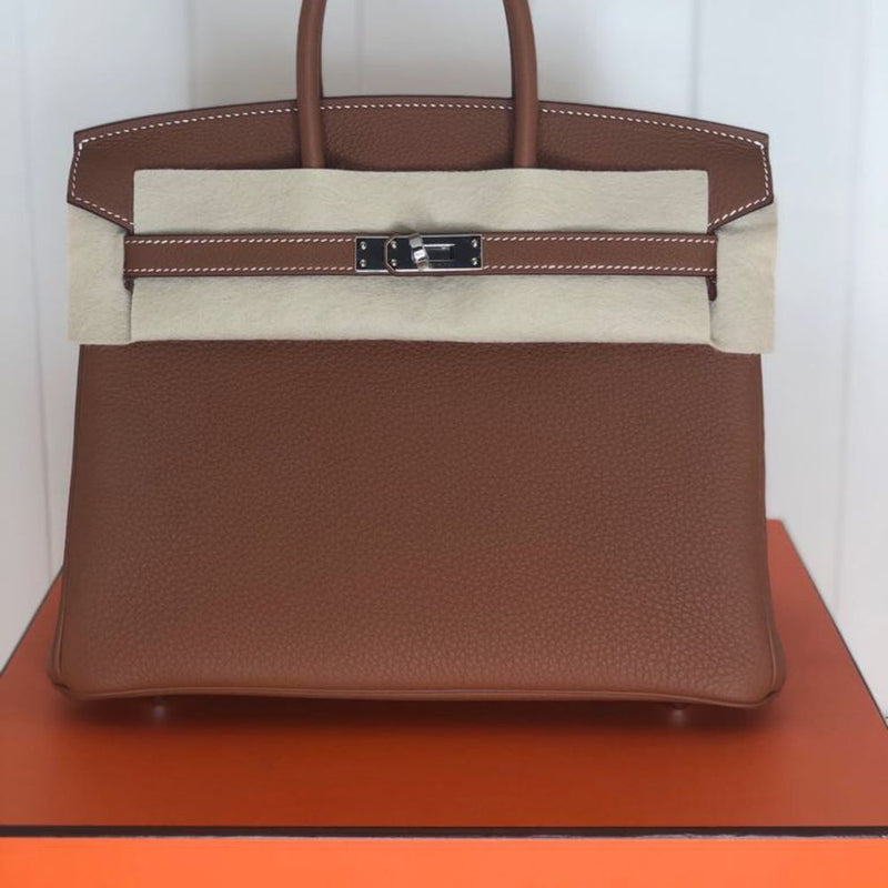 Hermès Birkin 25 Gold Togo Palladium Hardware PHW C Stamp 2018 - The French Hunter