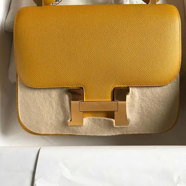 AN AMBRE EPSOM LEATHER CONSTANCE 24 WITH GOLD HARDWARE
