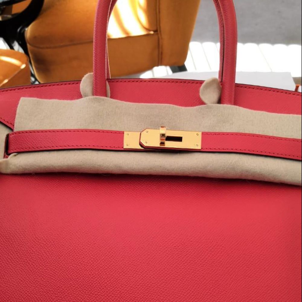 Hermès Birkin 30 Rouge Tomate Epsom Gold Hardware GHW C Stamp 2018 - The French Hunter