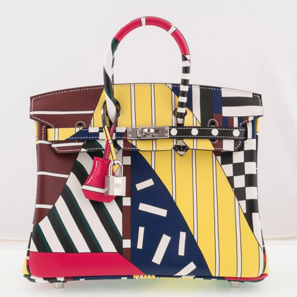 Hermès Birkin Limited Edition 25 Blanc (White)/Rose Extreme/Bordeaux 1,2,3 and away Swift Palladium Hardware PHW C Stamp 2018 - The French Hunter