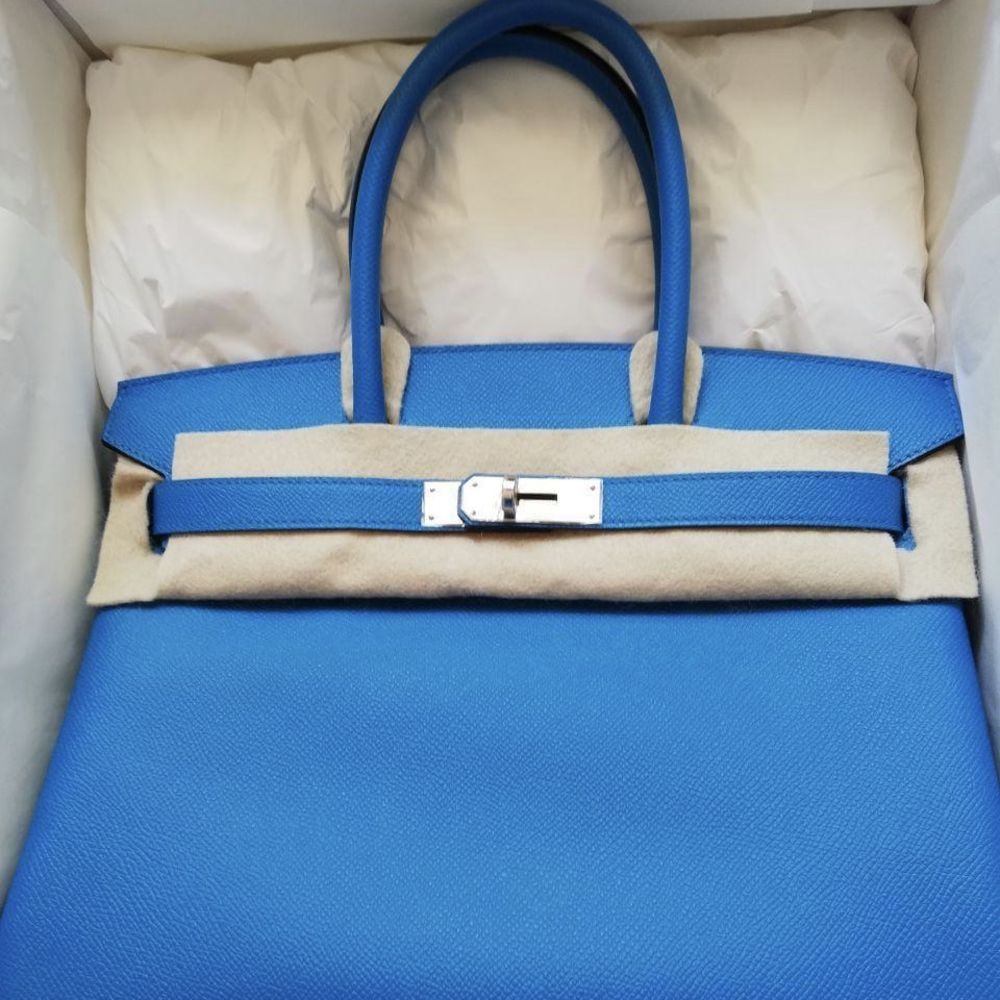Hermes Epsom Birkin 30 Zanzibar Hermès Birkin 35 Epsom Bleu