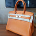 Hermès Birkin 30 Abricot Taurillon Clemence Gold Hardware GHW C Stamp 2018 - The French Hunter