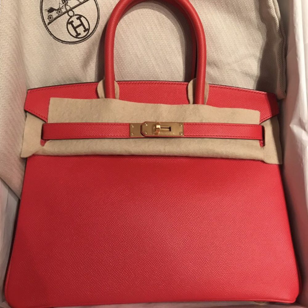Hermès Birkin 30 Rouge Tomate Epsom Gold Hardware GHW