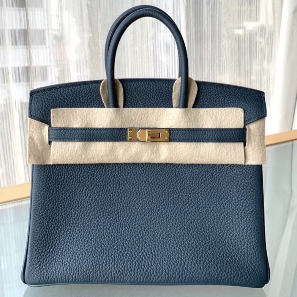 Hermès Birkin 25 Vert Cyprès Togo Gold Hardware GHW C Stamp 2018 - The French Hunter