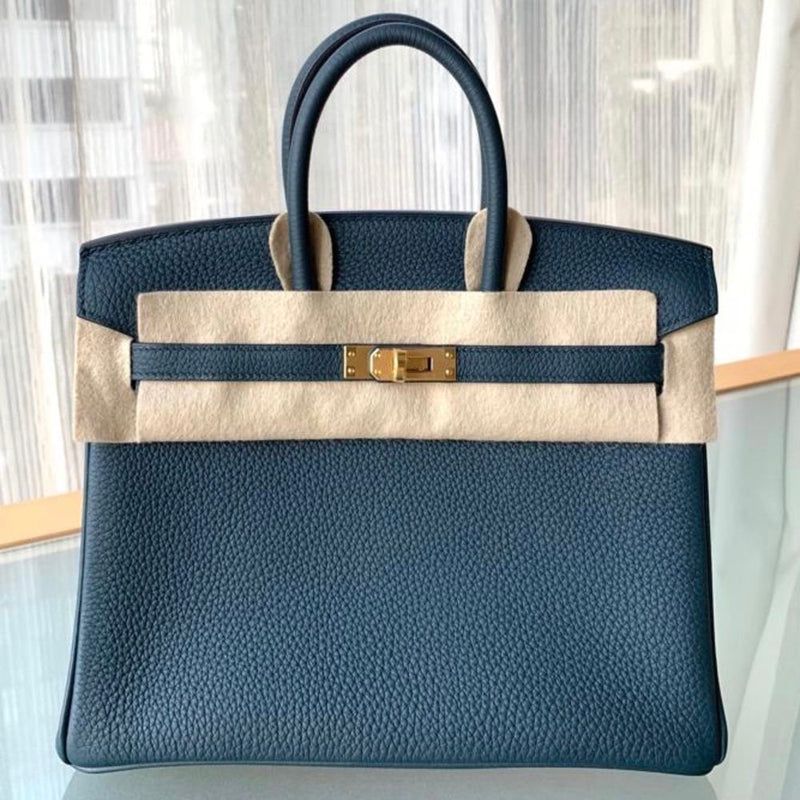 Hermès Birkin 25 Vert Cyprès Togo Gold Hardware GHW C Stamp 2018 - The French Hunter
