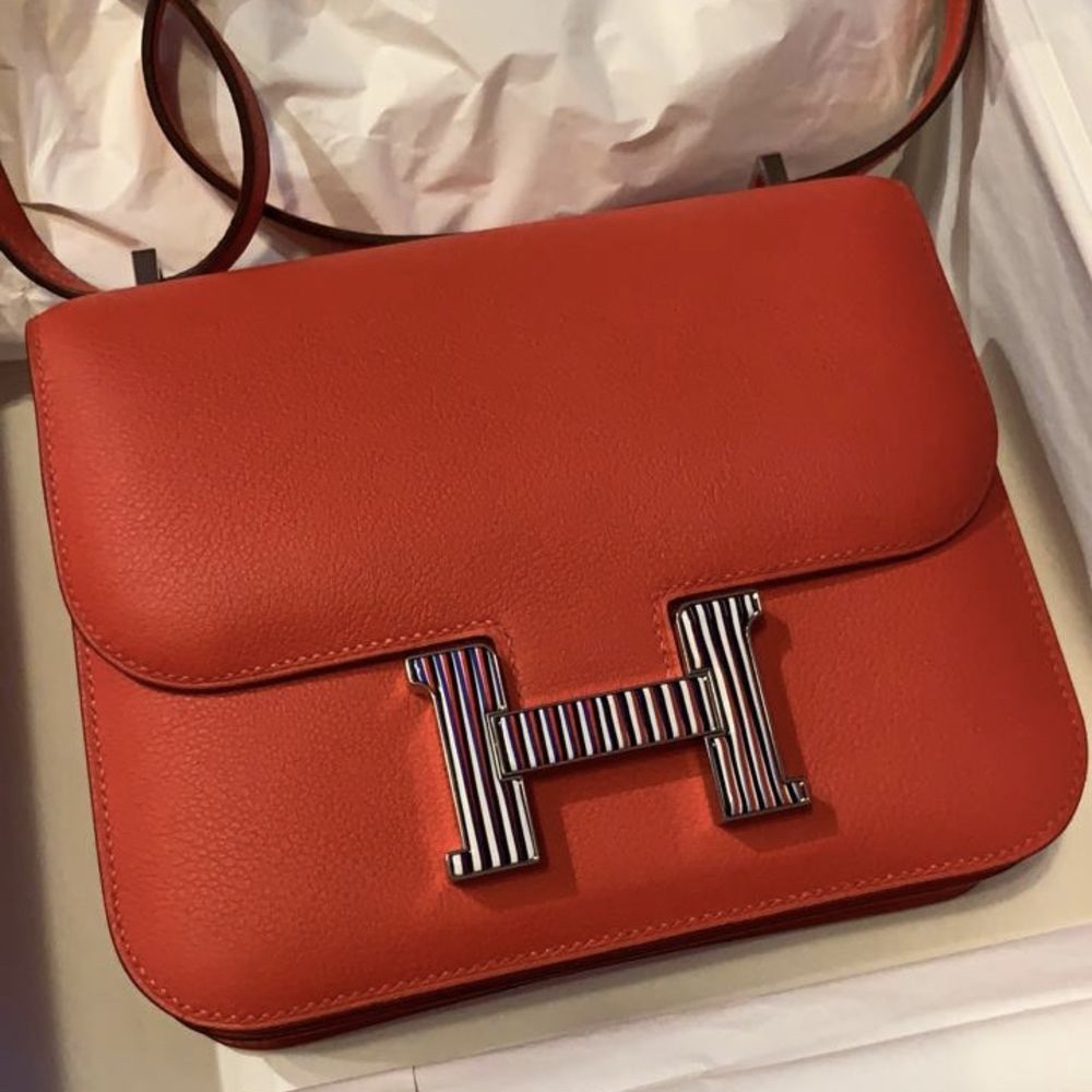Luxury Bags by Alla - Hermes Constance 18 Tadelak Capucine colour