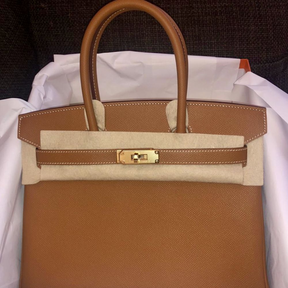 Hermès Birkin 30 Gold Epsom Gold Hardware GHW C Stamp 2018 - The French Hunter
