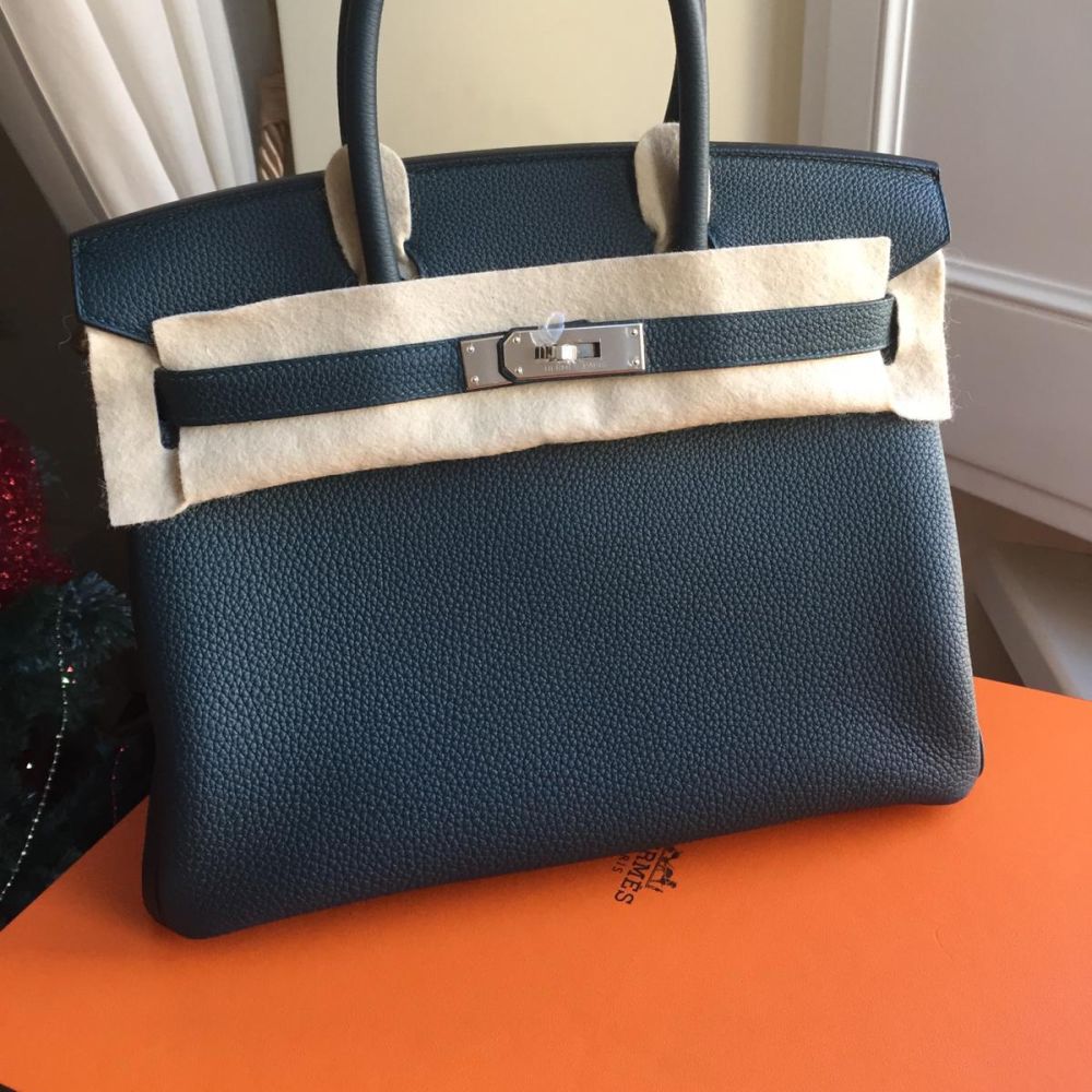 Hermès Birkin 30 Vert Cyprès Togo Palladium Hardware PHW
