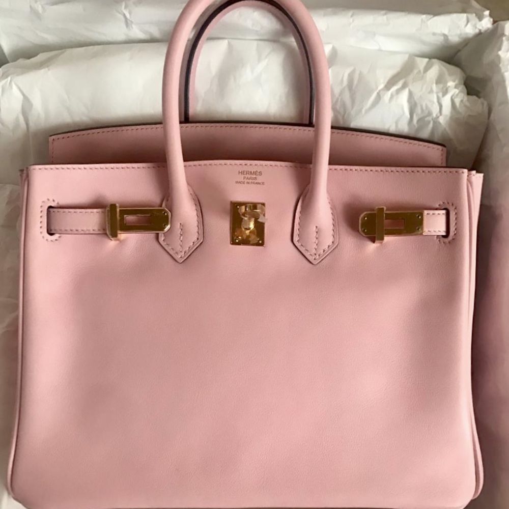 Birkin 25 Hermes Pink Sakura Bag Hermès Birkin 25 Rose Sakura