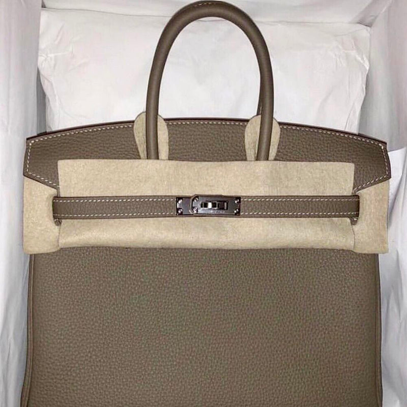 Hermès Birkin 25 Etoupe Togo Palladium Hardware PHW