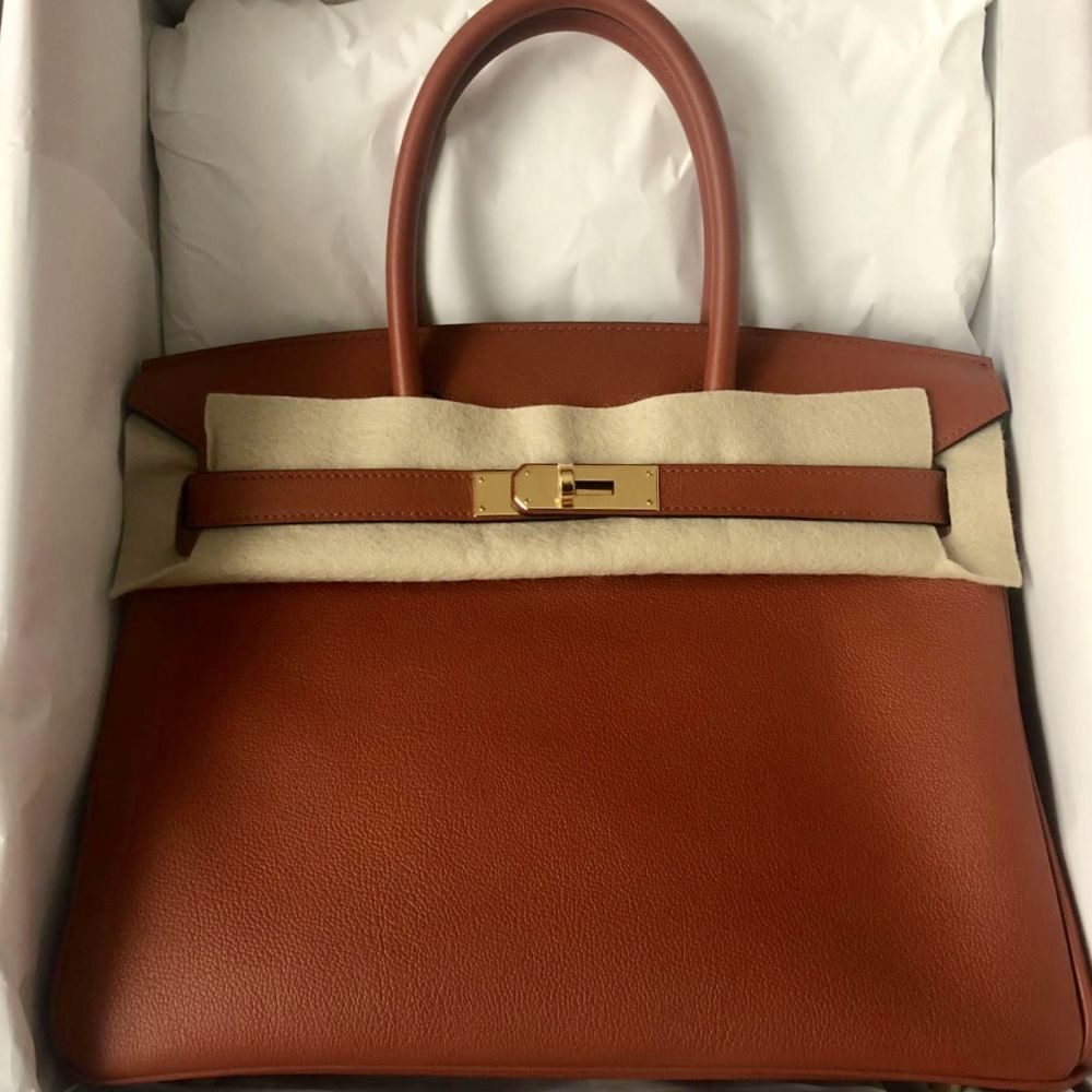 Hermès Birkin 30 Cuivre Taurillon Novillo Gold Hardware GHW