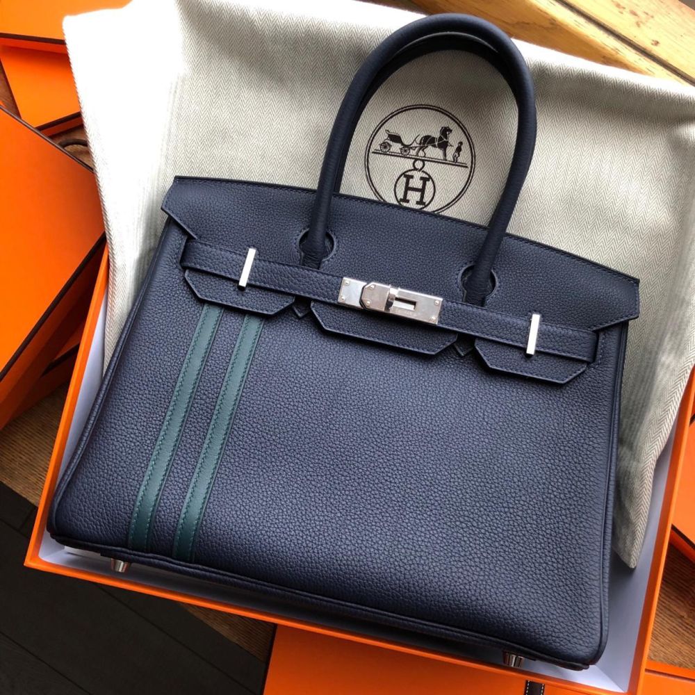 Hermes Handbags Hermes Bleu Nuit Color Hermès Birkin Limited