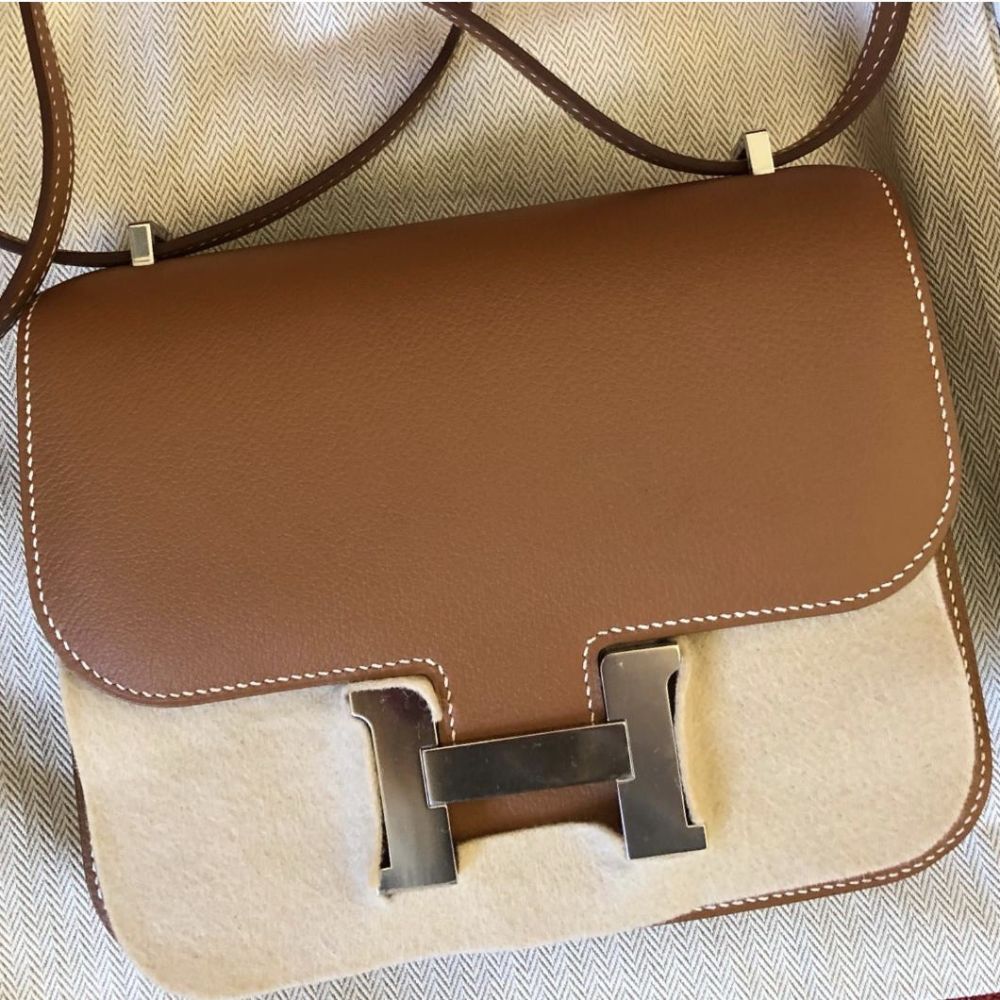 Hermès Constance 18 Gold Evercolor Palladium Hardware PHW