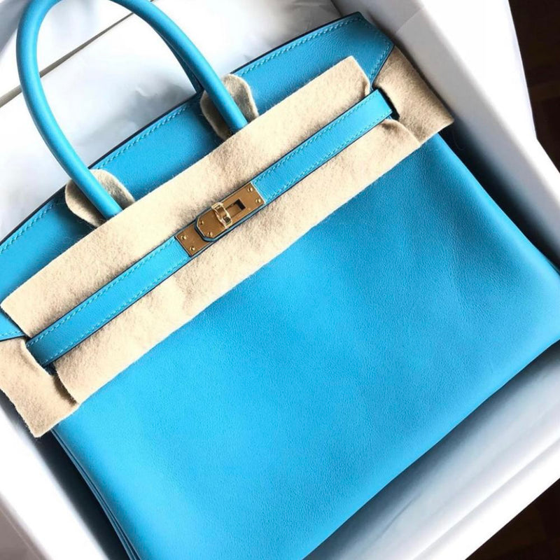 Hermès Birkin 25 Bleu du Nord Swift Gold Hardware GHW