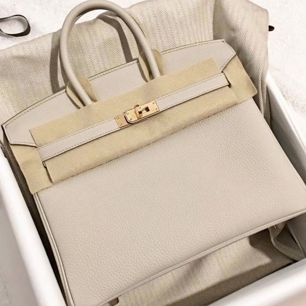 Hermès Birkin 25 Beton Togo Rose Gold Hardware RGHW