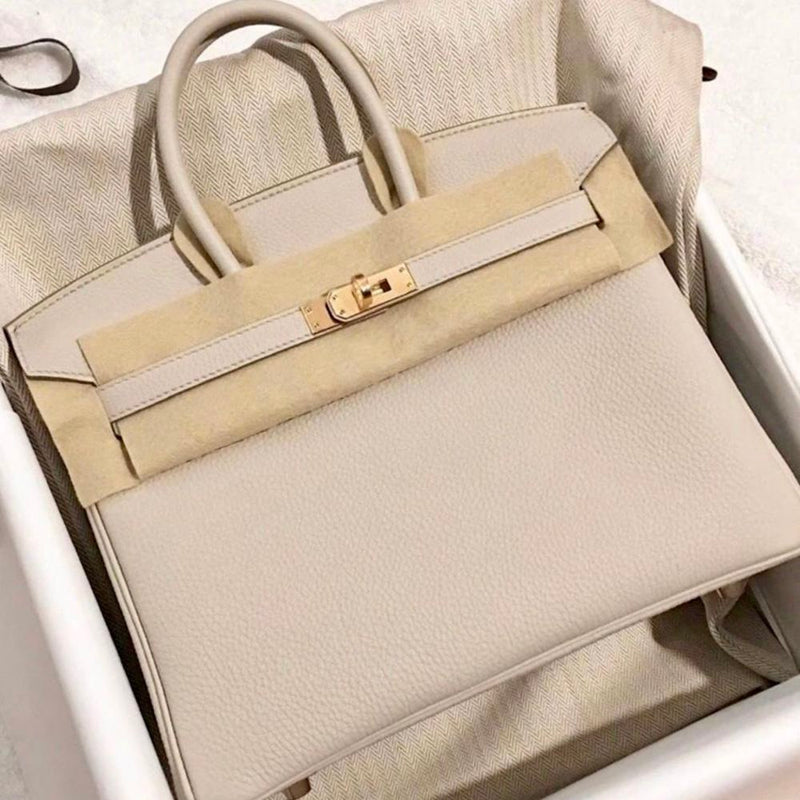 Hermès Birkin 25 Beton Togo Rose Gold Hardware RGHW