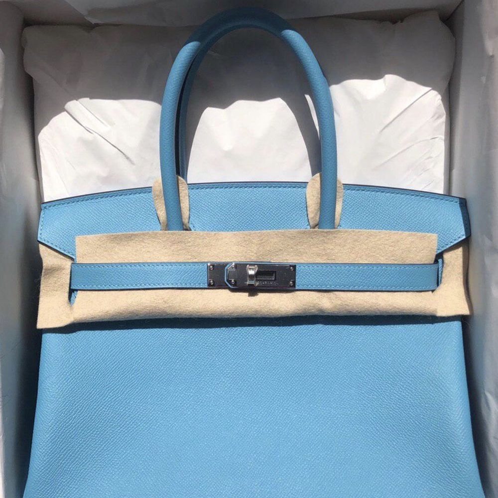 Hermès Birkin 30 Bleu du Nord Epsom Palladium Hardware PHW