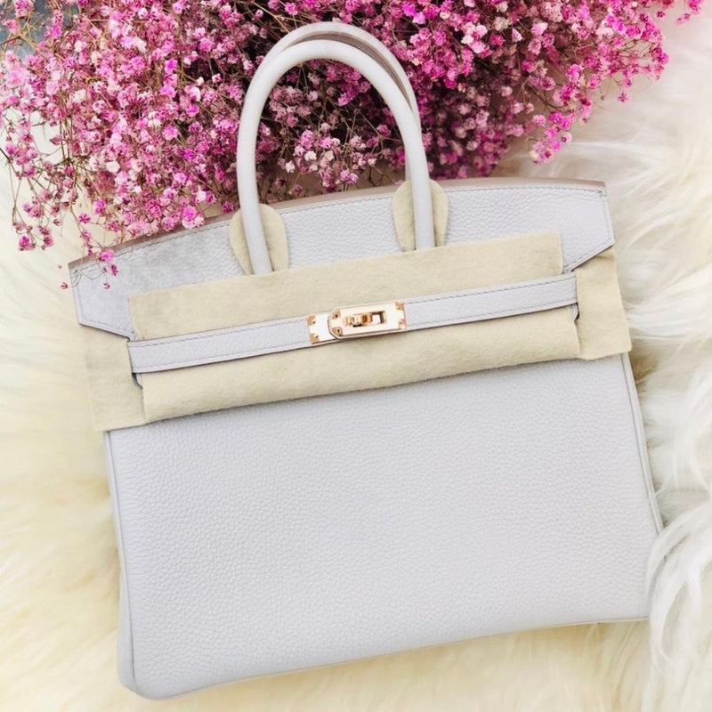 Hermès Birkin 25 Beton Togo Rose Gold Hardware RGHW