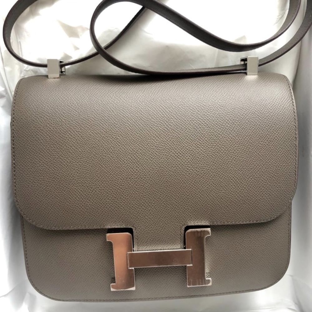 Hermès Constance 24 Gris Etain Epsom Palladium Hardware PHW