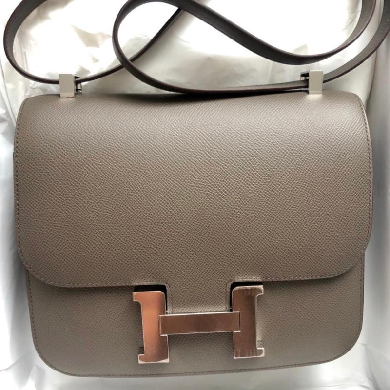 Hermès Constance 24 Gris Etain Epsom Palladium Hardware PHW