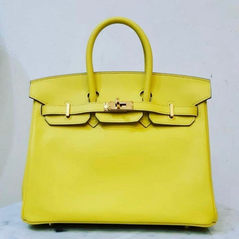 Hermès Birkin 25 Lime Swift Gold Hardware GHW